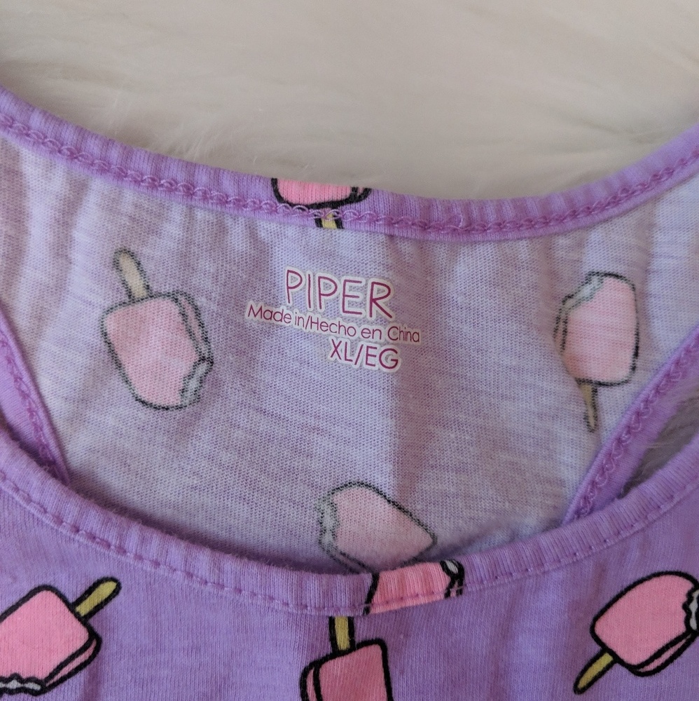 Piper | purple popsicle sleeveless sun dress - Picture 2 of 8